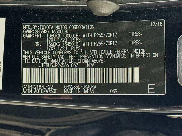 used 2019 Toyota 4Runner car, priced at $33,487