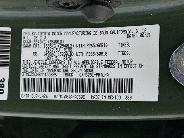 used 2021 Toyota Tacoma car, priced at $29,987