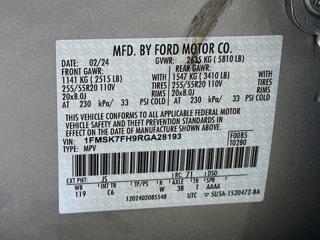 used 2024 Ford Explorer car, priced at $28,497