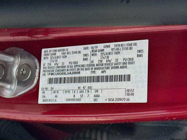 used 2020 Ford Escape car, priced at $16,697