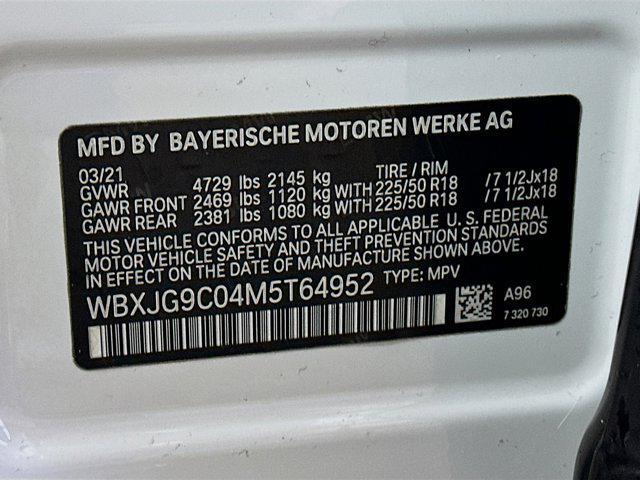 used 2021 BMW X1 car, priced at $20,496