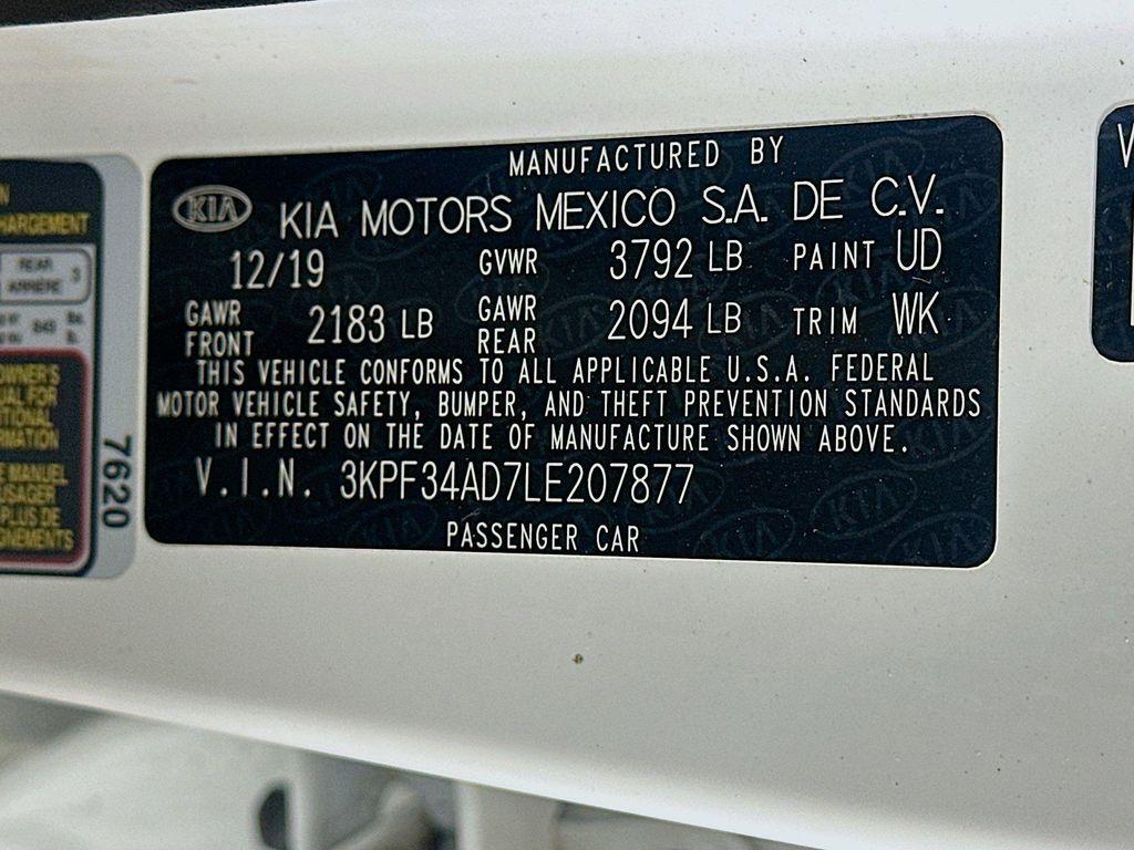 used 2020 Kia Forte car, priced at $13,895