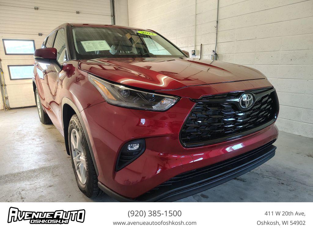 used 2022 Toyota Highlander car, priced at $26,343