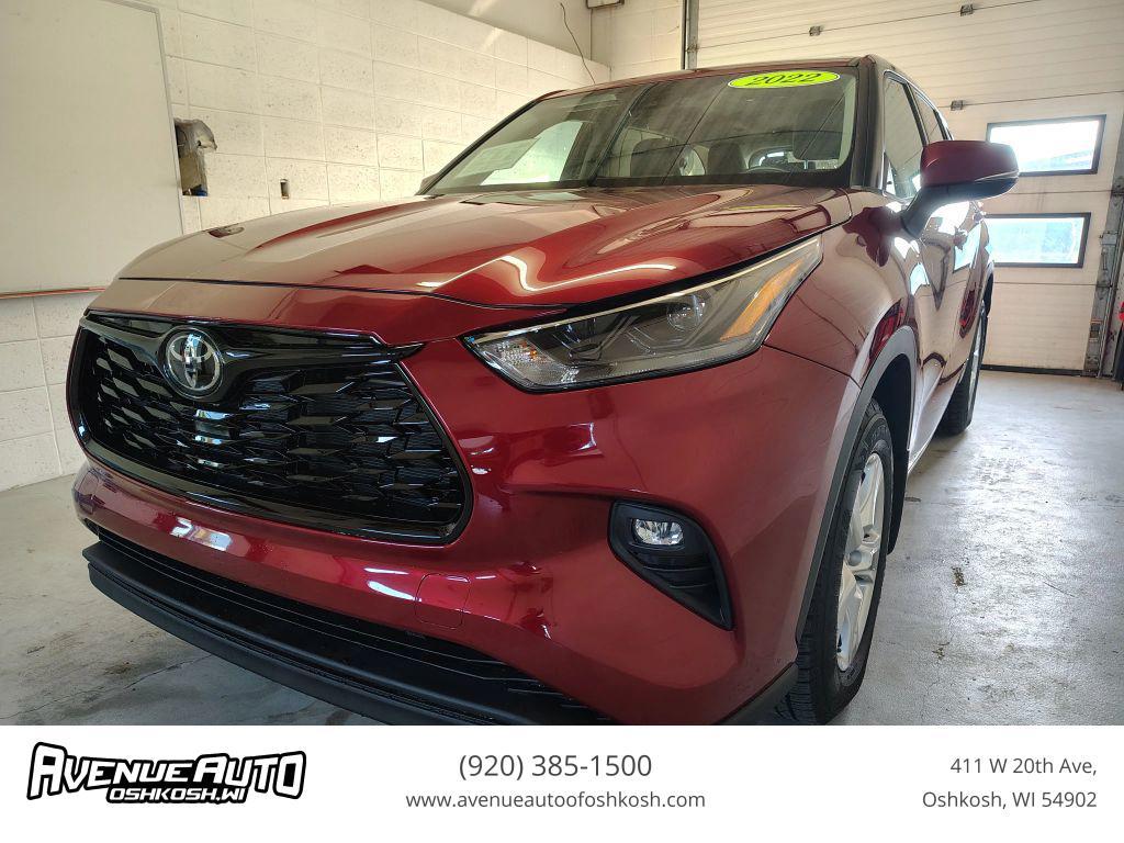 used 2022 Toyota Highlander car, priced at $26,343
