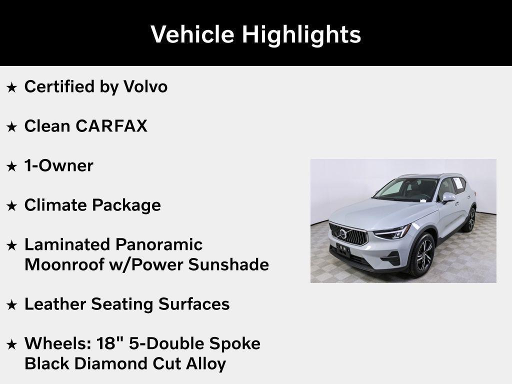 used 2025 Volvo XC40 car, priced at $30,644