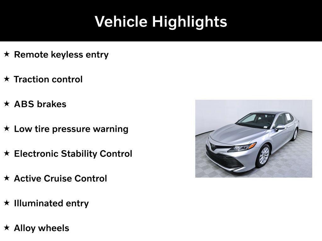 used 2018 Toyota Camry car, priced at $16,613