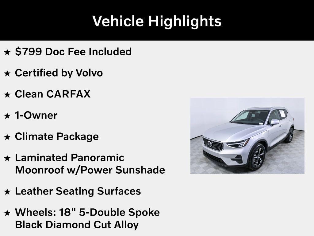 used 2025 Volvo XC40 car, priced at $29,289