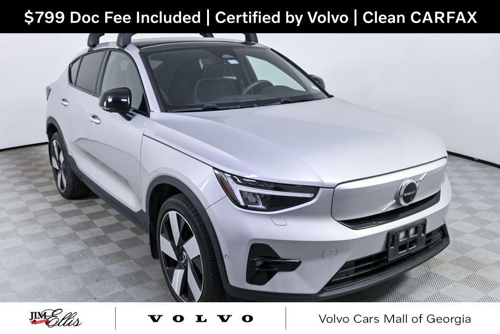 used 2023 Volvo C40 Recharge Pure Electric car, priced at $30,897