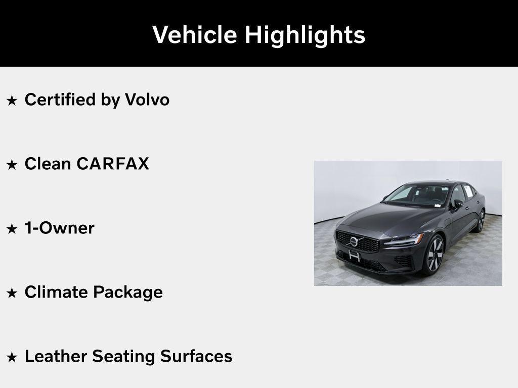 used 2025 Volvo S60 Plug-In Hybrid car, priced at $43,130