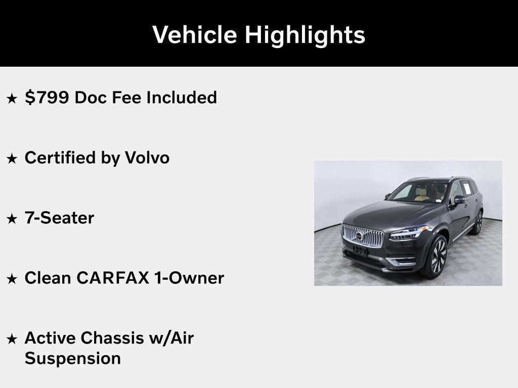 used 2024 Volvo XC90 Recharge Plug-In Hybrid car, priced at $56,897
