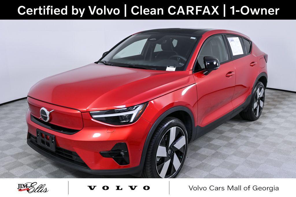 used 2023 Volvo C40 Recharge Pure Electric car, priced at $27,339