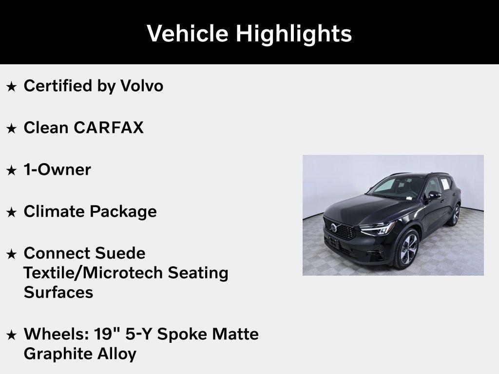 used 2025 Volvo XC40 car, priced at $30,969