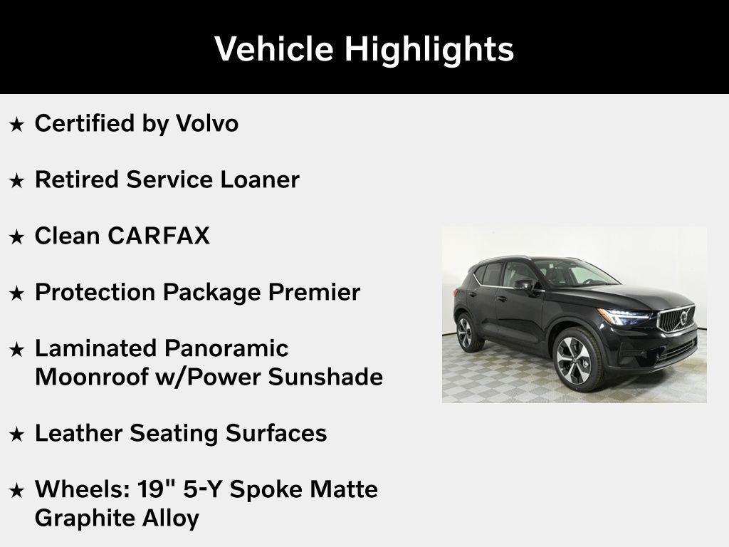 used 2025 Volvo XC40 car, priced at $31,457
