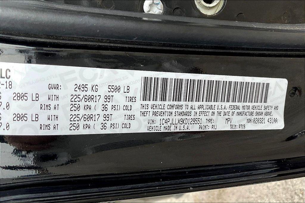 used 2019 Jeep Cherokee car, priced at $10,650