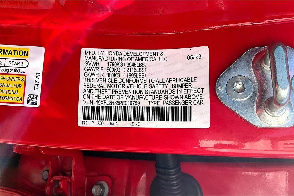 used 2023 Honda Civic car, priced at $23,867