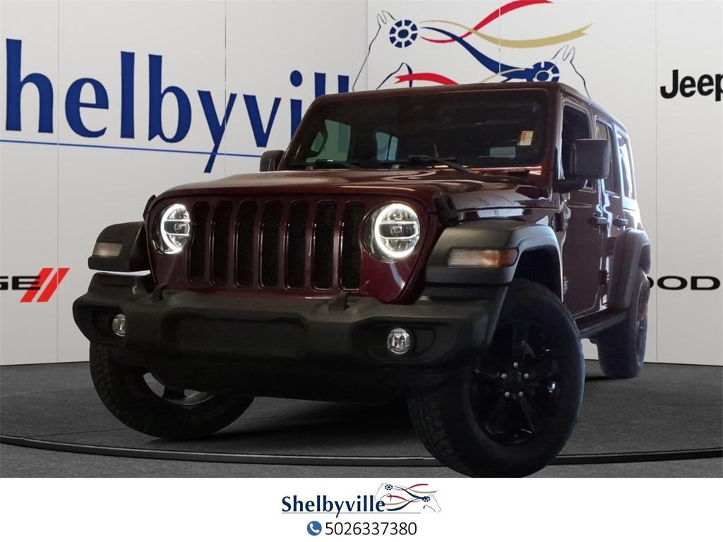 used 2021 Jeep Wrangler Unlimited car, priced at $27,349