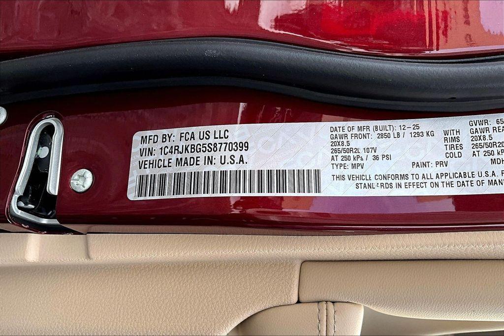 new 2025 Jeep Grand Cherokee L car, priced at $50,255