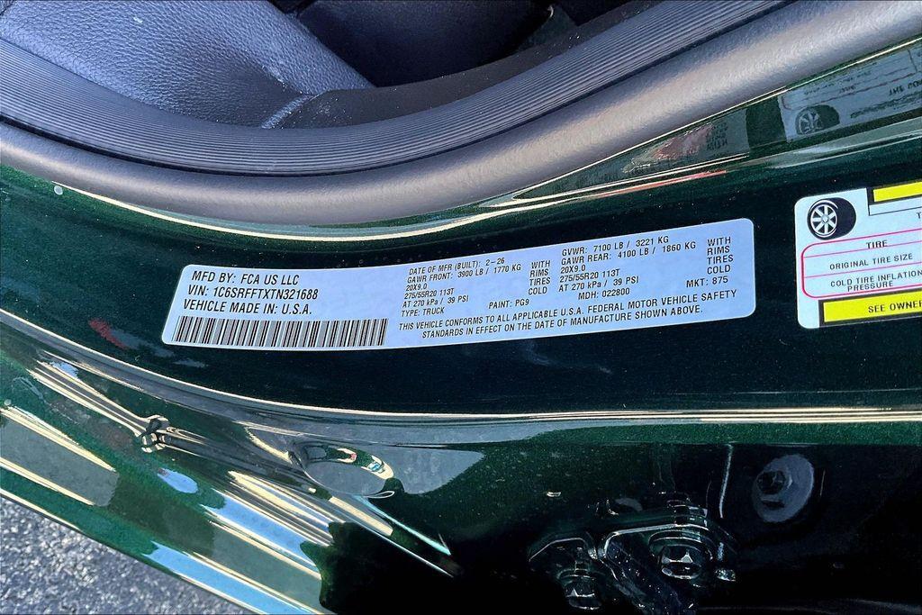new 2026 Ram 1500 car, priced at $52,944