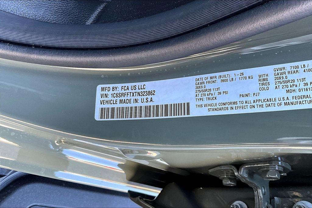 new 2026 Ram 1500 car, priced at $49,970