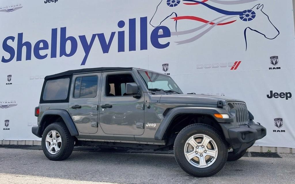 used 2019 Jeep Wrangler Unlimited car, priced at $22,973