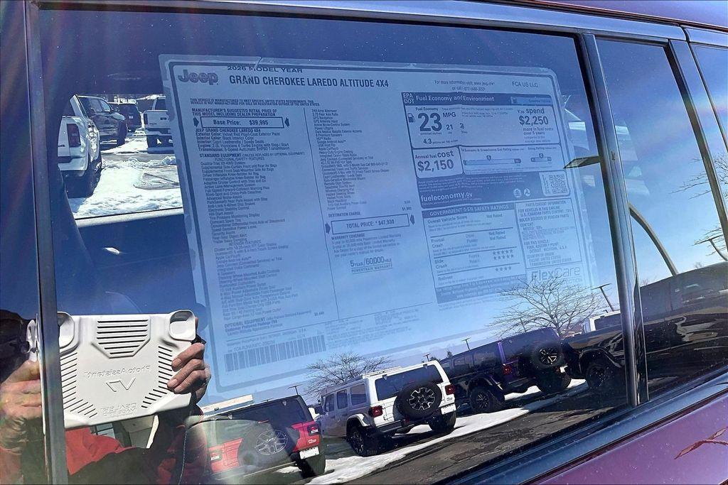 new 2026 Jeep Grand Cherokee car, priced at $41,930