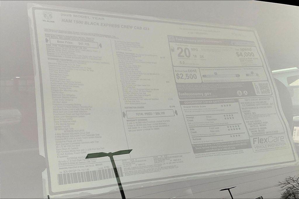 new 2026 Ram 1500 car, priced at $45,135