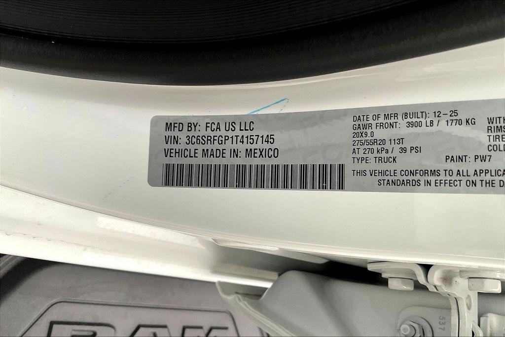 new 2026 Ram 1500 car, priced at $45,135