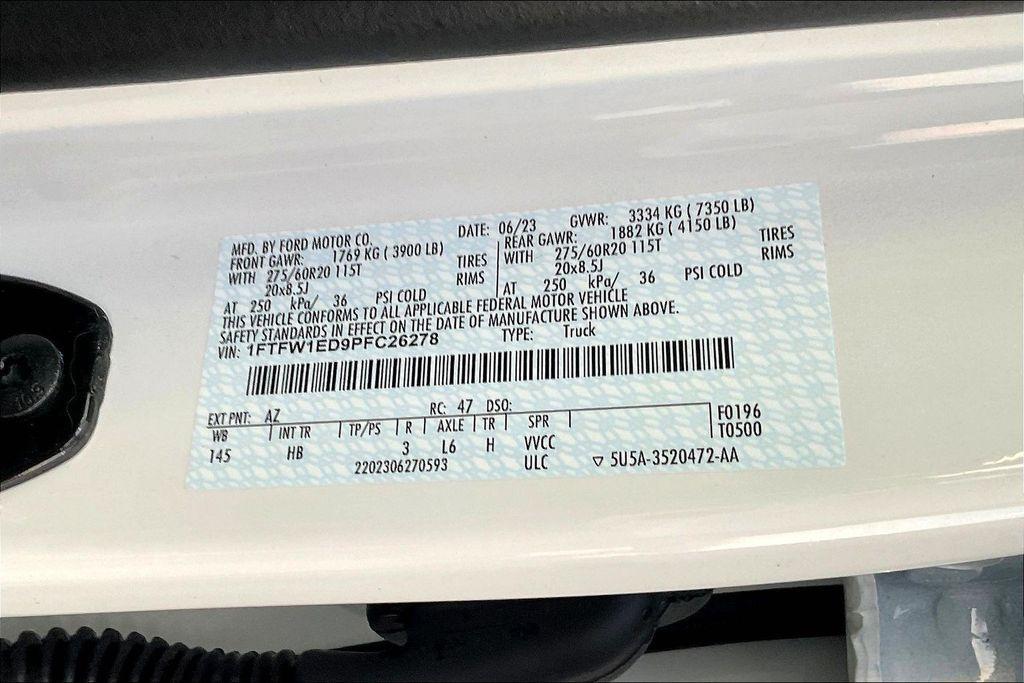 used 2023 Ford F-150 car, priced at $42,386