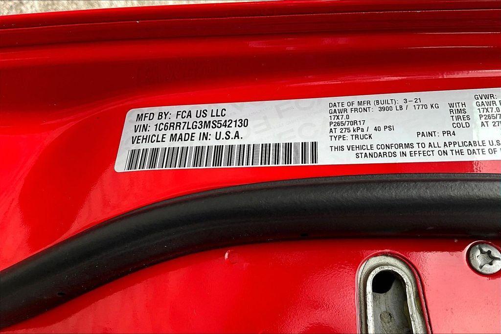 used 2021 Ram 1500 Classic car, priced at $21,880