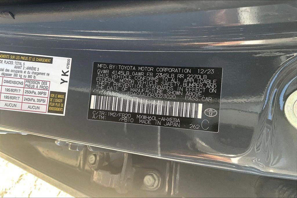used 2024 Toyota Prius car, priced at $24,265