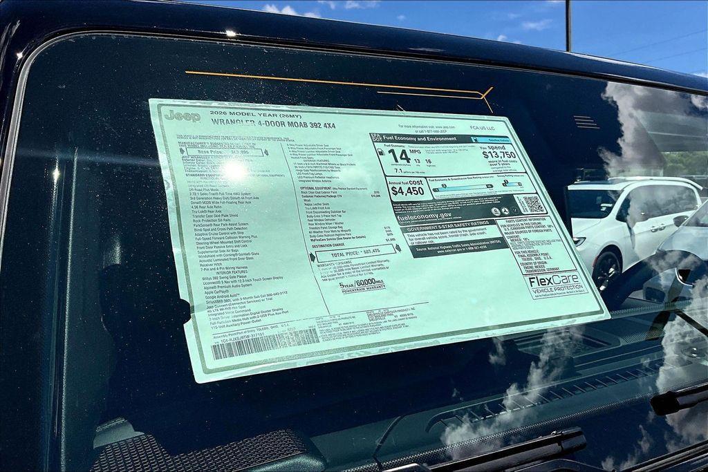 new 2026 Jeep Wrangler car, priced at $79,674