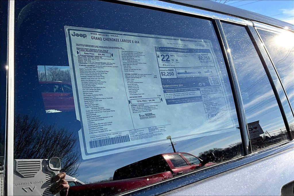 new 2026 Jeep Grand Cherokee car, priced at $39,580