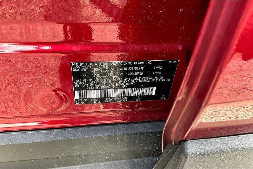 used 2022 Toyota RAV4 car, priced at $26,999