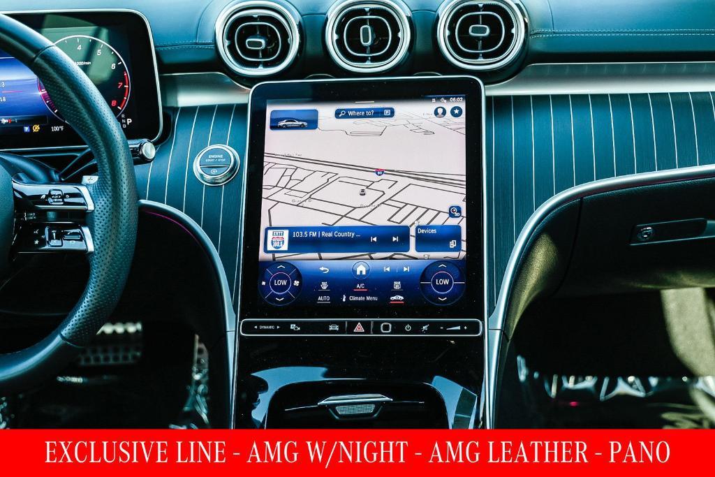 used 2023 Mercedes-Benz C-Class car, priced at $39,999