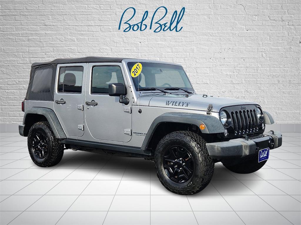used 2017 Jeep Wrangler Unlimited car, priced at $18,054