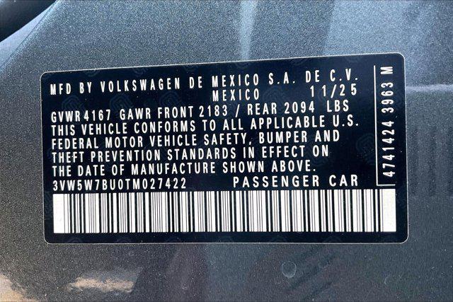 new 2026 Volkswagen Jetta car, priced at $25,961