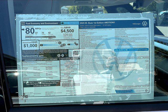 new 2025 Volkswagen ID. Buzz car, priced at $73,161