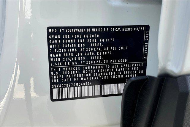 new 2025 Volkswagen Taos car, priced at $36,987