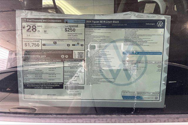 new 2026 Volkswagen Tiguan car, priced at $39,757