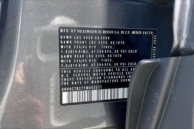 new 2026 Volkswagen Taos car, priced at $38,583