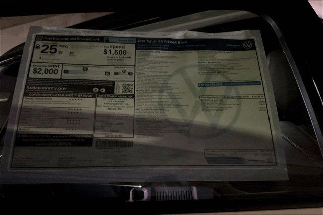 new 2026 Volkswagen Tiguan car, priced at $41,197