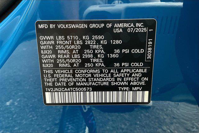 new 2026 Volkswagen Atlas car, priced at $47,778