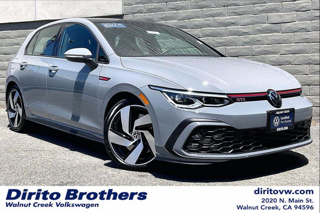 used 2022 Volkswagen Golf GTI car, priced at $28,566
