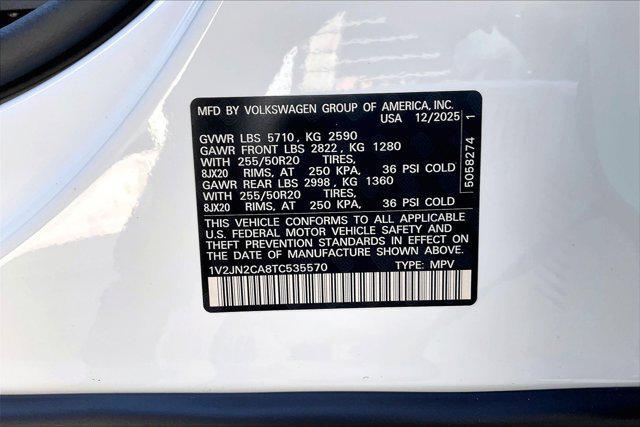 new 2026 Volkswagen Atlas car, priced at $48,923