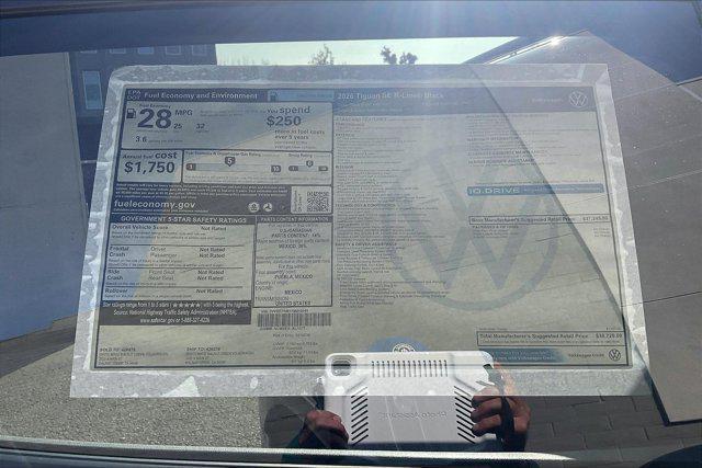 new 2026 Volkswagen Tiguan car, priced at $38,720