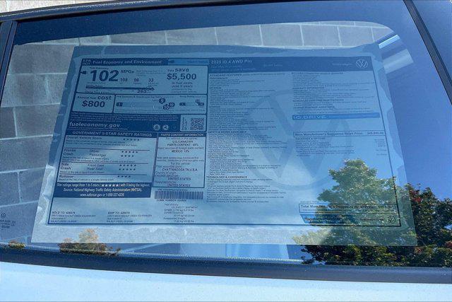 new 2025 Volkswagen ID.4 car, priced at $51,076