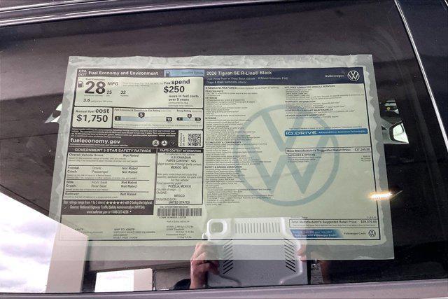 new 2026 Volkswagen Tiguan car, priced at $39,570