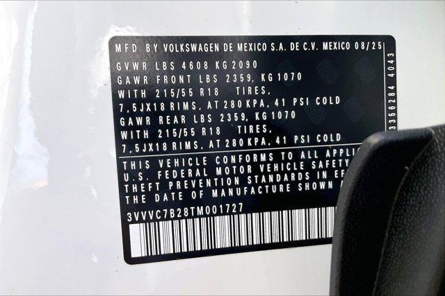 new 2026 Volkswagen Taos car, priced at $34,448