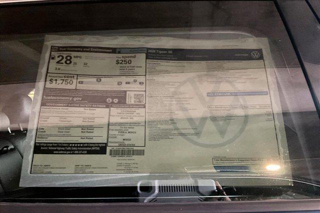 new 2026 Volkswagen Tiguan car, priced at $37,142