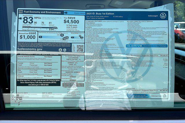 new 2025 Volkswagen ID. Buzz car, priced at $67,985